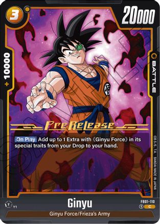 Ginyu - FB01-110 (FB01-110) [Awakened Pulse Pre-Release Cards] - Deck Out Gaming