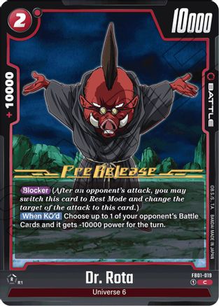 Dr. Rota (FB01-019) [Awakened Pulse Pre-Release Cards] - Deck Out Gaming