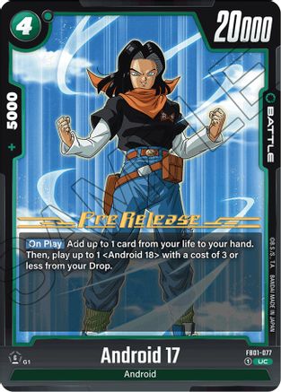 Android 17 - FB01-077 (FB01-077) [Awakened Pulse Pre-Release Cards] - Deck Out Gaming