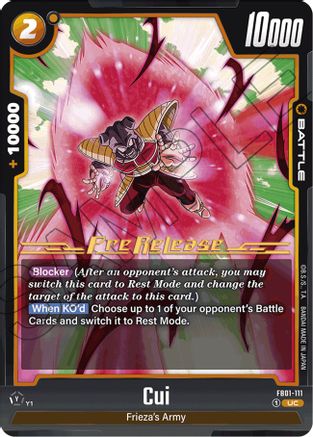 Cui (FB01-111) [Awakened Pulse Pre-Release Cards] - Deck Out Gaming