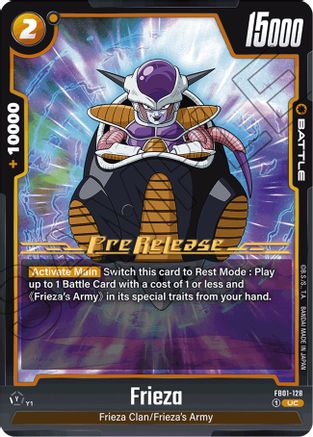 Frieza - FB01-128 (FB01-128) [Awakened Pulse Pre-Release Cards] - Deck Out Gaming