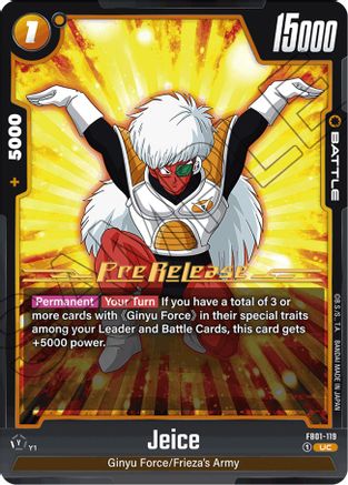 Jeice (FB01-119) [Awakened Pulse Pre-Release Cards] - Deck Out Gaming