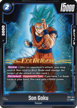 Son Goku - FB01-047 (FB01-047) [Awakened Pulse Pre-Release Cards] - Deck Out Gaming