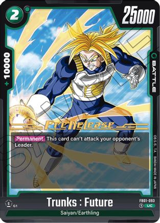 Trunks : Future - FB01-093 (FB01-093) [Awakened Pulse Pre-Release Cards] - Deck Out Gaming