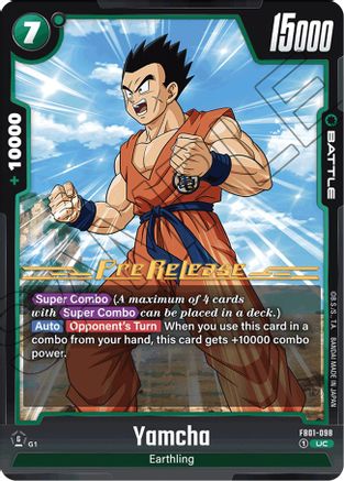 Yamcha (FB01-098) [Awakened Pulse Pre-Release Cards] - Deck Out Gaming