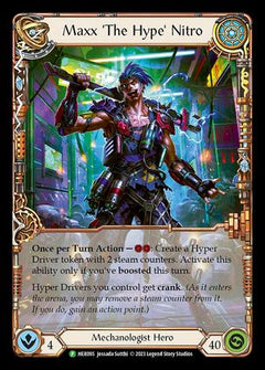 Maxx 'The Hype' Nitro - HER095 (HER095) [Flesh and Blood: Promo Cards] Rainbow Foil - Deck Out Gaming