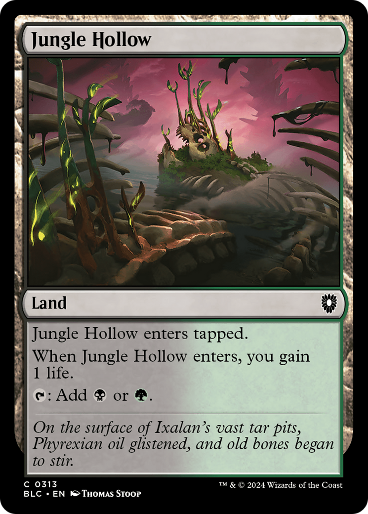 Jungle Hollow (313) [Bloomburrow Commander] - Deck Out Gaming