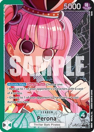 Perona (021) (Alternate Art) (OP06-021) [Wings of the Captain] Foil - Deck Out Gaming