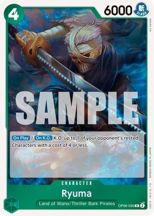 Ryuma (OP06-036) [Wings of the Captain] Foil