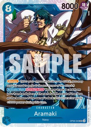 Aramaki (OP06-043) [Wings of the Captain] Foil - Deck Out Gaming