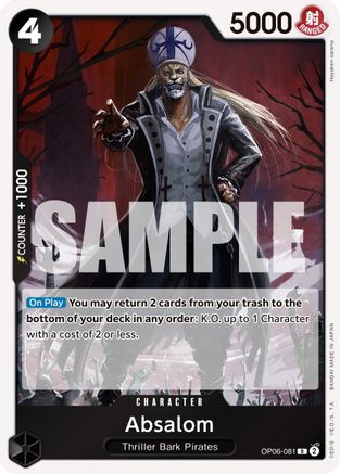Absalom (OP06-081) [Wings of the Captain] Foil - Deck Out Gaming