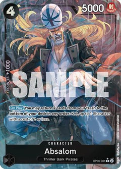 Absalom (Alternate Art) (OP06-081) [Wings of the Captain] Foil - Deck Out Gaming