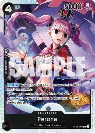 Perona (093) (OP06-093) [Wings of the Captain] Foil - Deck Out Gaming