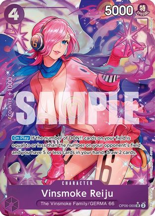 Vinsmoke Reiju (069) (Alternate Art) (OP06-069) [Wings of the Captain] Foil - Deck Out Gaming