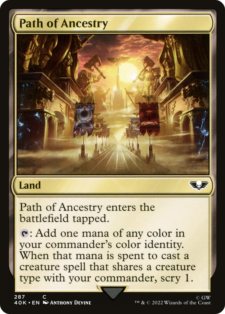 Path of Ancestry (287) [Universes Beyond: Warhammer 40,000] - Deck Out Gaming