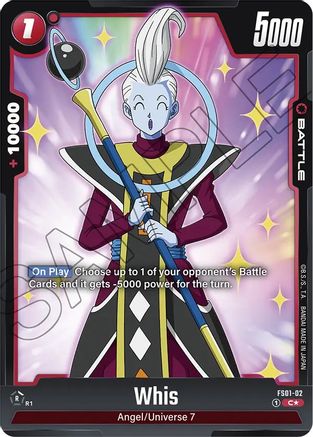 Whis (Bonus Pack Alternate Art) (FS01-02) [Starter Deck 1: Son Goku] Foil - Deck Out Gaming