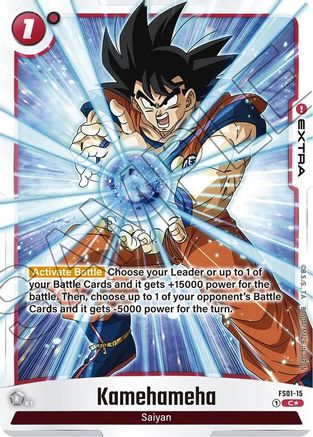 Kamehameha (Bonus Pack Alternate Art) (FS01-15) [Starter Deck 1: Son Goku] Foil - Deck Out Gaming