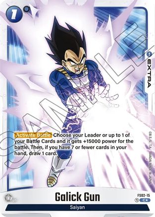 Galick Gun (Bonus Pack Alternate Art) (FS02-15) [Starter Deck 2: Vegeta] Foil - Deck Out Gaming