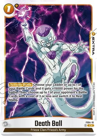 Death Ball (Bonus Pack Alternate Art) (FS04-16) [Starter Deck 4: Frieza] Foil - Deck Out Gaming