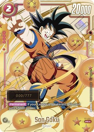 Son Goku - FP-001 (Serial Numbered) (FP-001) [Fusion World Promotion Cards and Packs] - Deck Out Gaming