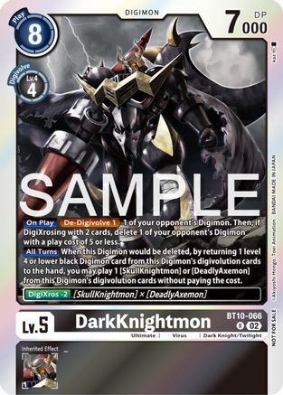 DarkKnightmon (Event Pack 6) (BT10-066) [Xros Encounter] Foil - Deck Out Gaming