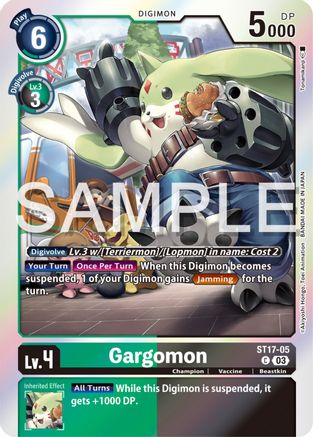 Gargomon (ST17-05) [Starter Deck 17: Double Typhoon Advanced Deck Set] Foil - Deck Out Gaming