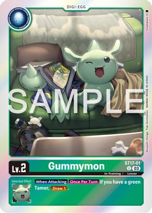 Gummymon (ST17-01) [Starter Deck 17: Double Typhoon Advanced Deck Set] Foil - Deck Out Gaming