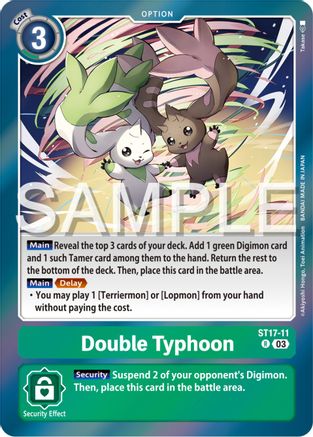 Double Typhoon (ST17-11) [Starter Deck 17: Double Typhoon Advanced Deck Set] Foil - Deck Out Gaming