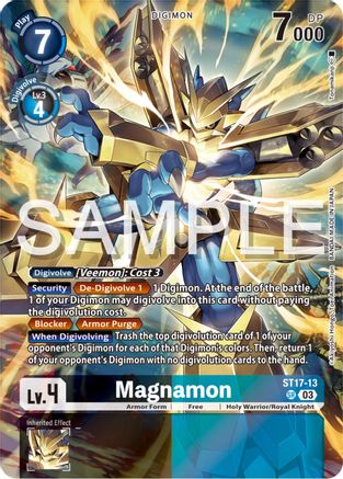 Magnamon (ST17-13) [Starter Deck 17: Double Typhoon Advanced Deck Set] Foil - Deck Out Gaming