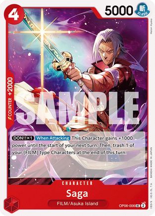 Saga (OP06-006) [Wings of the Captain] - Deck Out Gaming