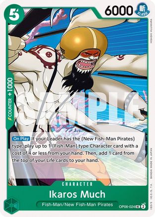 Ikaros Much (OP06-024) [Wings of the Captain] - Deck Out Gaming