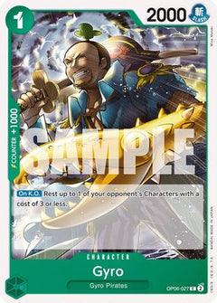 Gyro (OP06-027) [Wings of the Captain] - Deck Out Gaming