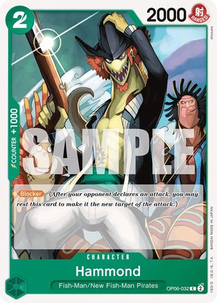 Hammond (OP06-032) [Wings of the Captain] - Deck Out Gaming