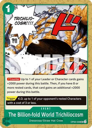 The Billion-fold World Trichiliocosm (OP06-038) [Wings of the Captain] - Deck Out Gaming