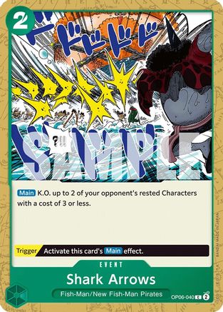 Shark Arrows (OP06-040) [Wings of the Captain] - Deck Out Gaming