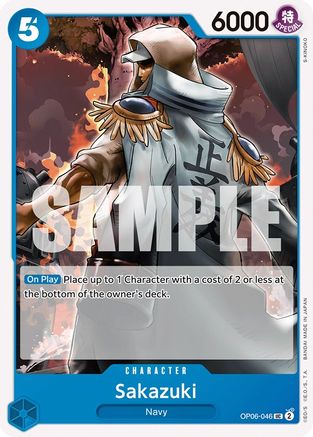 Sakazuki (OP06-046) [Wings of the Captain] - Deck Out Gaming