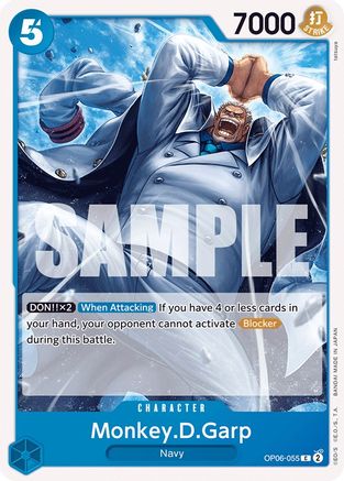 Monkey.D.Garp (OP06-055) [Wings of the Captain] - Deck Out Gaming