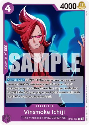 Vinsmoke Ichiji (060) (OP06-060) [Wings of the Captain] - Deck Out Gaming