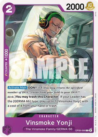 Vinsmoke Yonji (066) (OP06-066) [Wings of the Captain] - Deck Out Gaming