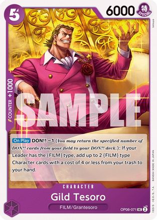 Gild Tesoro (OP06-071) [Wings of the Captain] - Deck Out Gaming