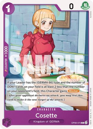 Cosette (OP06-072) [Wings of the Captain] - Deck Out Gaming