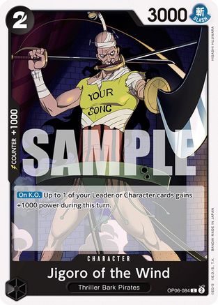 Jigoro of the Wind (OP06-084) [Wings of the Captain] - Deck Out Gaming