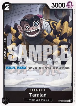 Taralan (OP06-089) [Wings of the Captain] - Deck Out Gaming