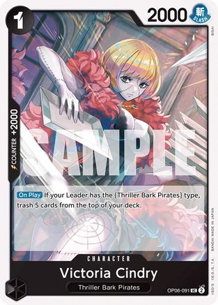 Victoria Cindry (OP06-091) [Wings of the Captain] - Deck Out Gaming