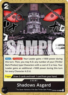 Shadows Asgard (OP06-095) [Wings of the Captain] - Deck Out Gaming