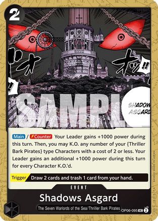 Shadows Asgard (OP06-095) [Wings of the Captain] - Deck Out Gaming