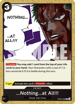 ...Nothing...at All!!! (OP06-096) [Wings of the Captain] - Deck Out Gaming