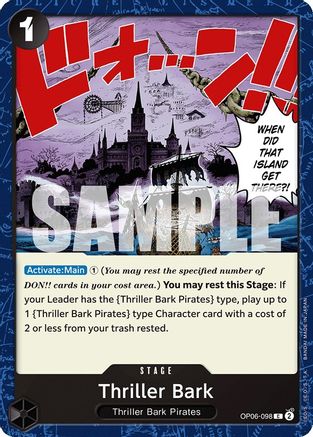 Thriller Bark (OP06-098) [Wings of the Captain] - Deck Out Gaming