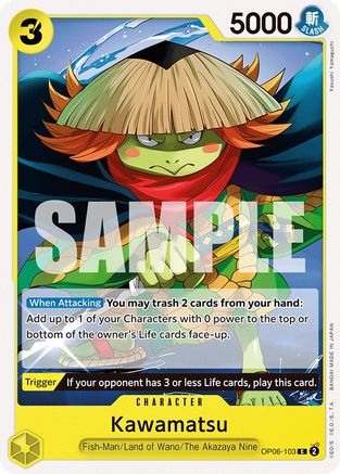 Kawamatsu (OP06-103) [Wings of the Captain] - Deck Out Gaming