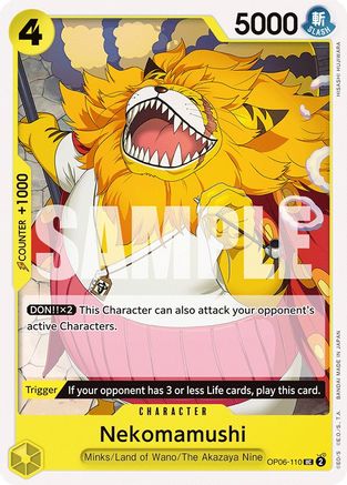 Nekomamushi (OP06-110) [Wings of the Captain] - Deck Out Gaming